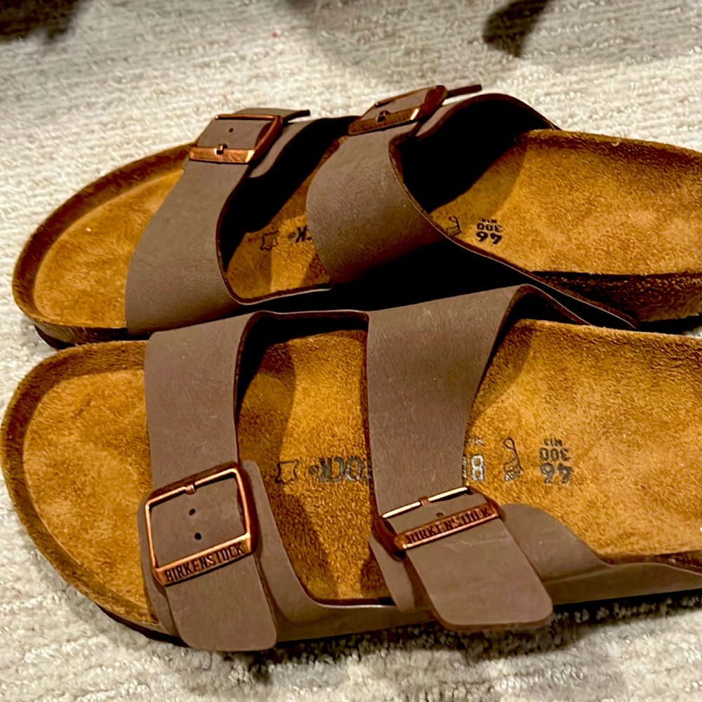 Birkenstock sandal, brown, size 13